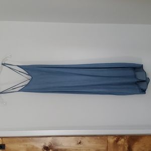 GAP Cami Denim Midi Dress